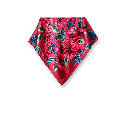 Lenço Touch Flores Red