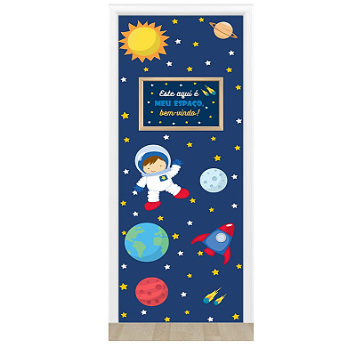 Capa De Porta Decorativo Tecido 0,85x2,10m - Espaço
