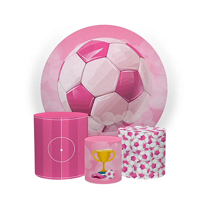 Kit Veste Facil Festa - Futebol Rosa