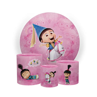 Kit Veste Facil Festa - Meu malvado favorito rosa