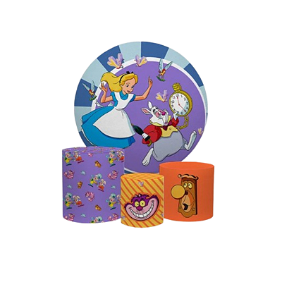 Kit Veste Facil Festa - Alice no País das maravilhas