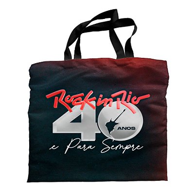 Bolsa Ecobag Rock Especial 40 Anos 2024 Promoção