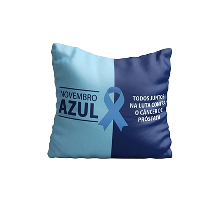 Almofada Cheia - Novembro azul