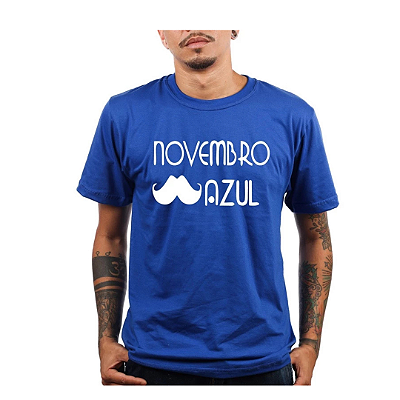 Camiseta/blusa Novembro azul