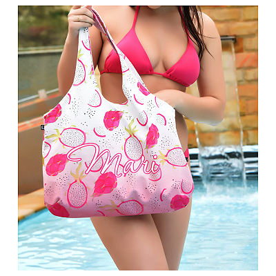Bolsa Strap Bag Pitaya Dupla face - Moda Praia 2025