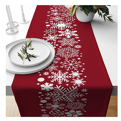 Caminho de Mesa Estampas - Natal Vermelho