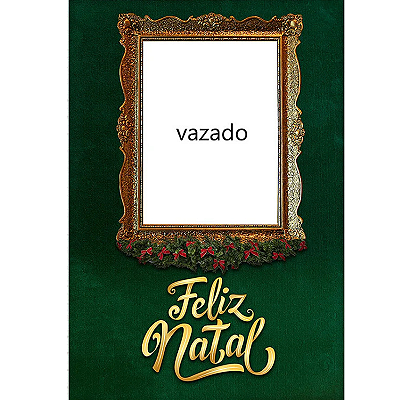 Painel Decorativo interativo Vazado - Natal Verde