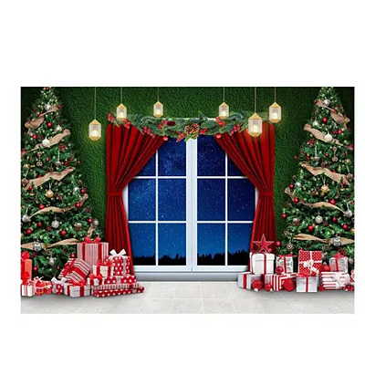 Fundo Fotográfico Em Tecido Natal 2,0x1,5 - Presentes