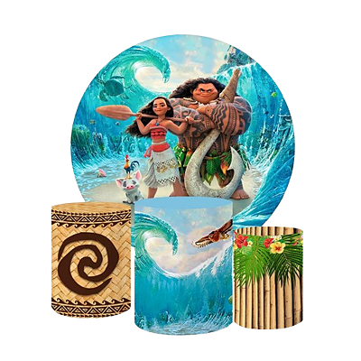 Kit Veste Facil Festa - Moana 1 /Moana 2 O filme