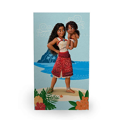 Painel Retangular Decorativo - Irmã e Moana 2