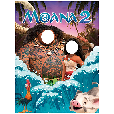 Painel Decorativo interativo vazado - Moana 2