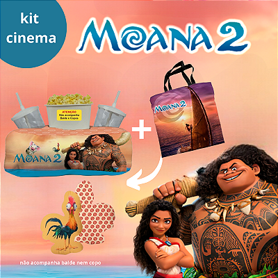 Kit Cinema 2 - Moana 2 o filme