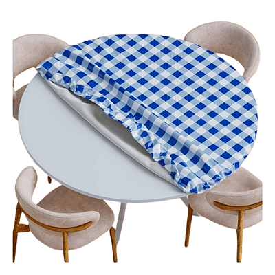 Toalha De Mesa Redonda Com elástico - Personalizada