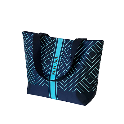 Bolsa Summer Light - Geo design Blue