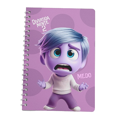 Adesivo de Caderno - Divertidamente Medo