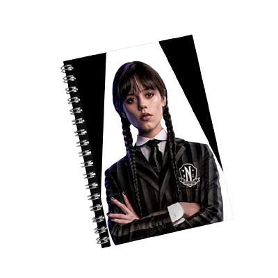 Adesivo de Caderno - Wandinha