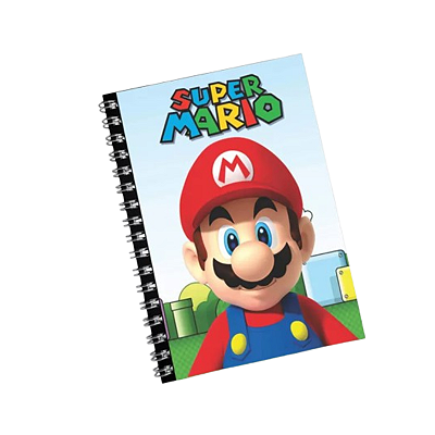 Adesivo de Caderno - Mario Brós