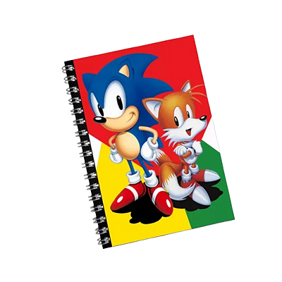 Adesivo de Caderno - Sonic 3