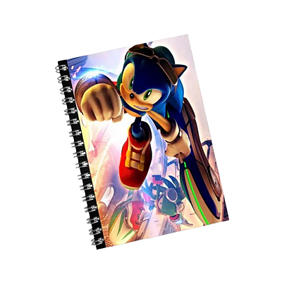 Adesivo de Caderno - Sonic 6