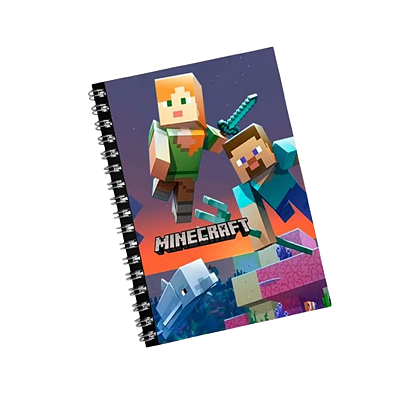 Adesivo de Caderno - Minecraft