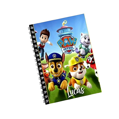 Adesivo de Caderno - Patrulha Canina