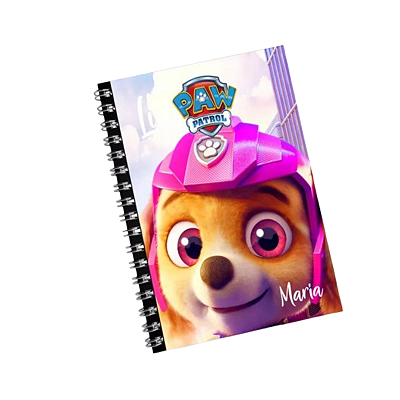 Adesivo de Caderno - Patrulha Canina Skye