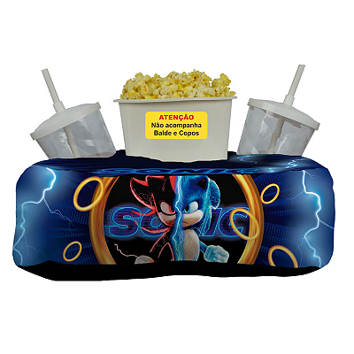 Almofada Porta Pipoca - Sonic 3