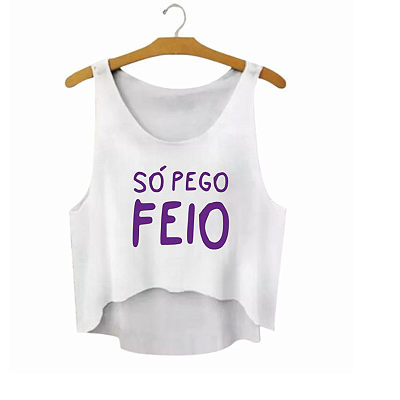 Regata Cropped Carnaval 2025 - Só pego feio