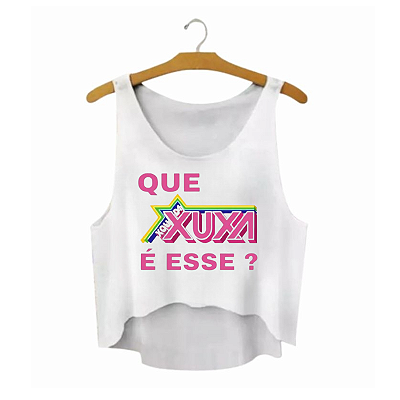 Regata Cropped Carnaval 2025 - Que show da xuxa é esse