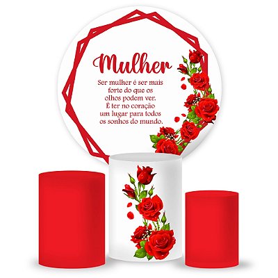 Kit Veste Facil Festa - Dia internacional da mulher red