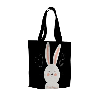 Bolsa Ecobag Páscoa 2025/Preto