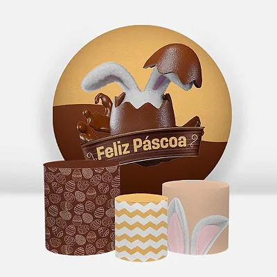 Kit Veste Facil Festa - Páscoa Chocolate
