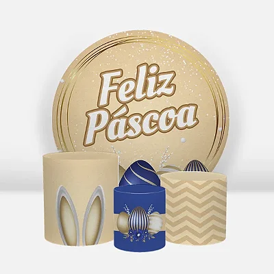 Kit Veste Facil Festa - Páscoa Bege