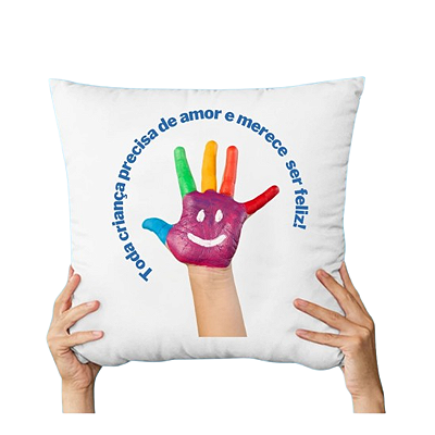 Almofada Cheia - Autismo/Autista/ Campanha Abril azul 2