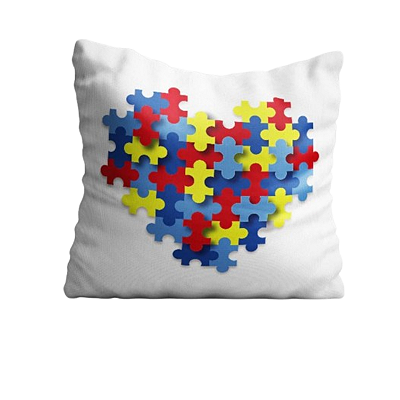Almofada Cheia - Autismo/Autista/ Campanha Abril azul 6