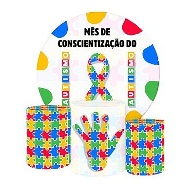 Kit Veste Facil Festa - Autismo/Autista/Campanha abril azul 2