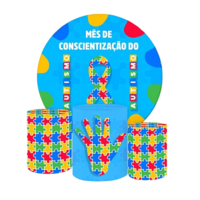 Kit Veste Facil Festa - Autismo/Autista/Campanha abril azul 3