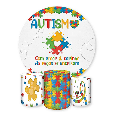 Kit Veste Facil Festa - Autismo/Autista/Campanha abril azul 4