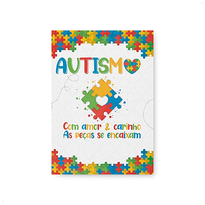 Painel Decorativo vertical Autismo/ Autista / Campanha Abril azul 3