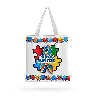 Bolsa Ecobag Autismo/Autista/Campanha Abril azul 4