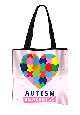 Bolsa Ecobag Autismo/Autista/Campanha Abril azul 6