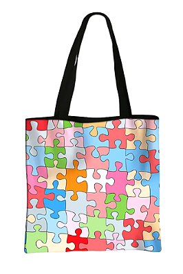 Bolsa Ecobag Autismo/Autista/Campanha Abril azul 7