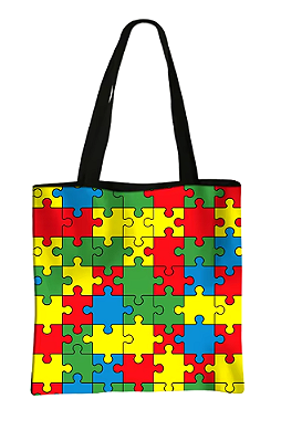 Bolsa Ecobag Autismo/Autista/Campanha Abril azul 11