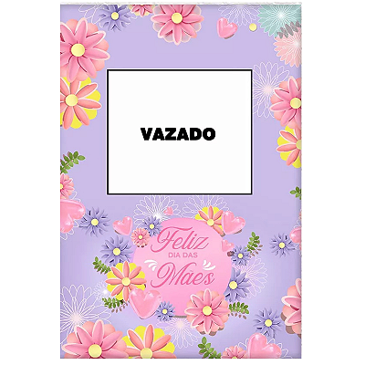 Painel Decorativo interativo vazado Dia das Mães Lilás