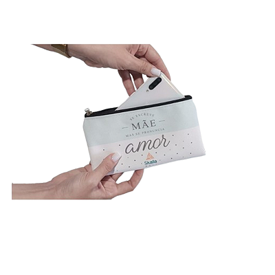 10 Nécessaires Slim Carteira Personalizada Dia Das Mães