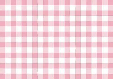 Jogo Americano Mesa Posta Junino - Rosa Xadrez