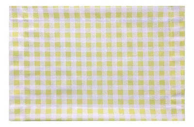 Jogo Americano Mesa Posta Junino - Amarelo Xadrez