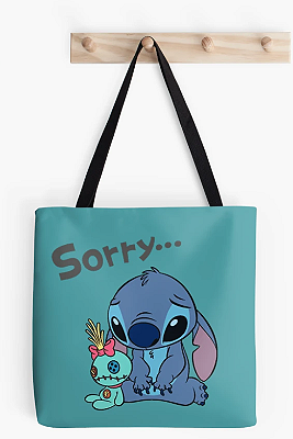 Bolsa Ecobag Ecológica Stitch Sorry