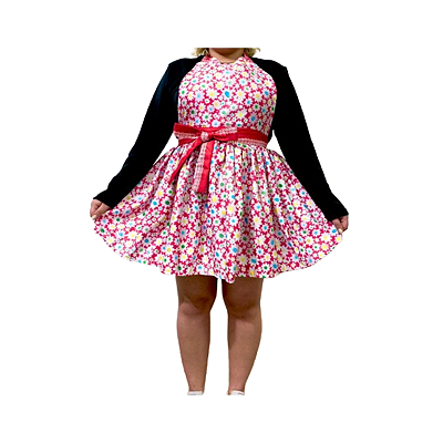 Avental/vestido Junino/caipira/são João/Quadrilha Tam Unico