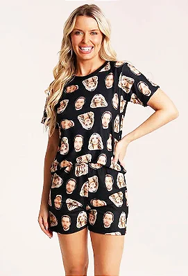 Pijama Adulto Unissex Personalizado com Foto